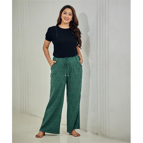 Cotton Drawstring Waist Culottes