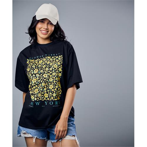 Floral Printed Oversized Tshirt