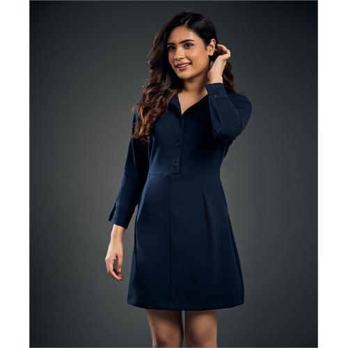 Front Dart Detailed Shirt Dress