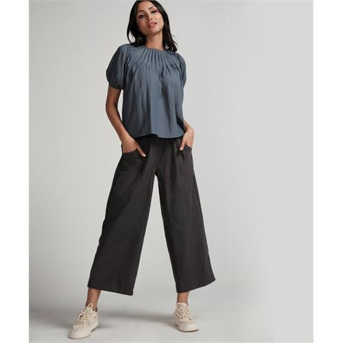 Grey Side Pocket Elasticated Waist Pant