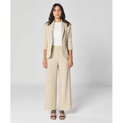 Light Beige Flared Formal Trouser