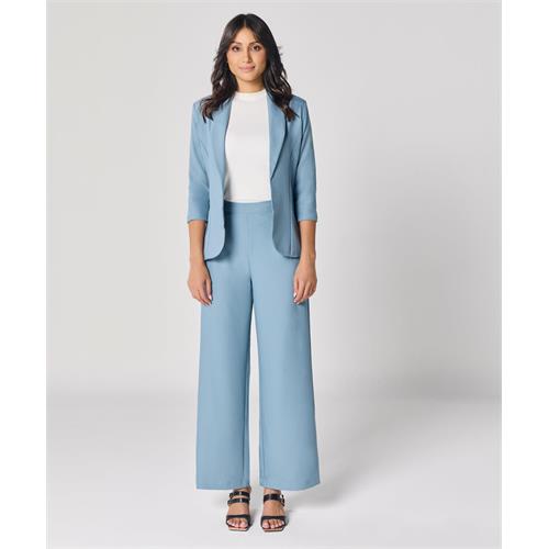 Light Blue Flared Formal Trouser