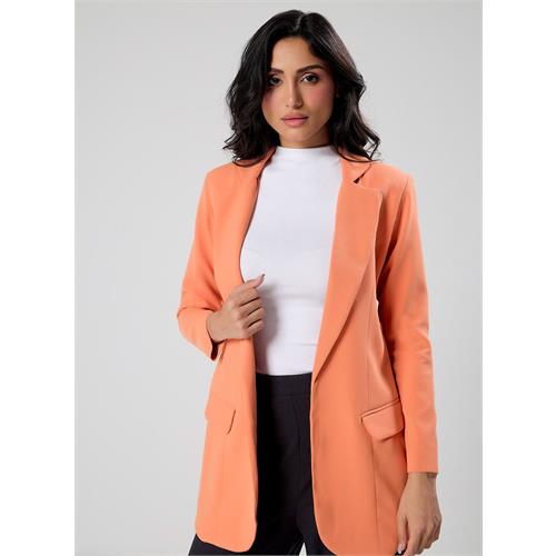 Orange Colour Oversized Formal Blazer