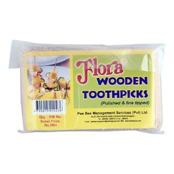 Flora Wooden Tooth Picks 500s