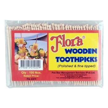 Flora Wooden Toothpicks 100s