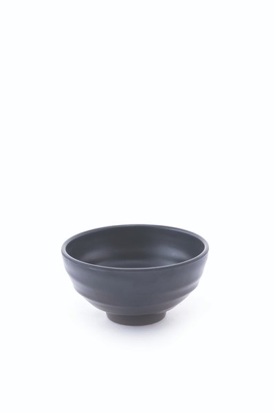 Deep Black Melamine Bowl