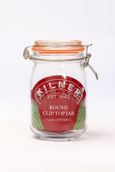 Kilner Clip Top Round Jar 1l