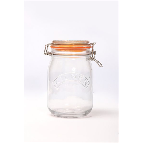 Kilner Measure And Store Jar Set Clear Glass 1 L