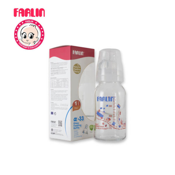 Farlin Glass Feeding Bottle 120mL