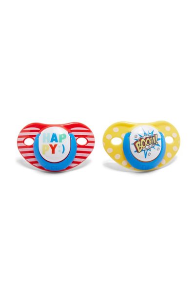 Mothercare Orthodontic Soothers 6 Months+ 2 Pack