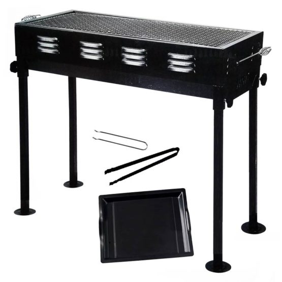26-Inch Portable Charcoal BBQ Grill With Stand