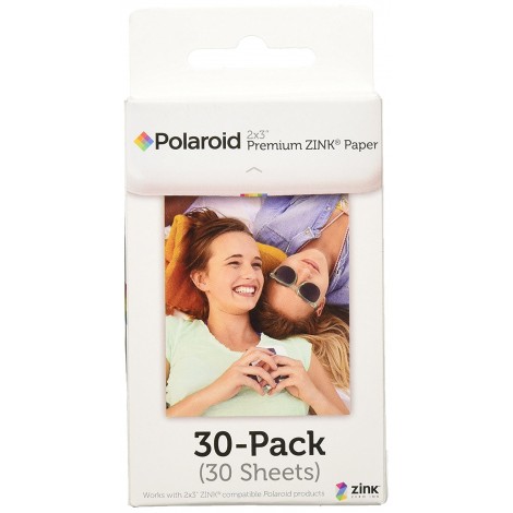 Polaroid ZINK Zero Ink Paper 2x3" 30-Pack