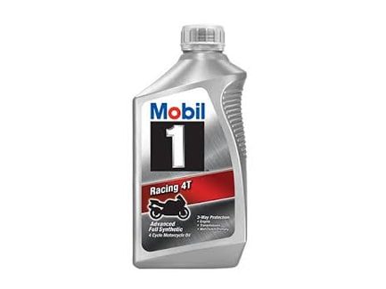 Mobil 1 Racing 4T 10W-40 Fully Synthetic Motorcycle Oil  1L