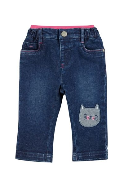 Mothercare Cat Rib Waist Jeans