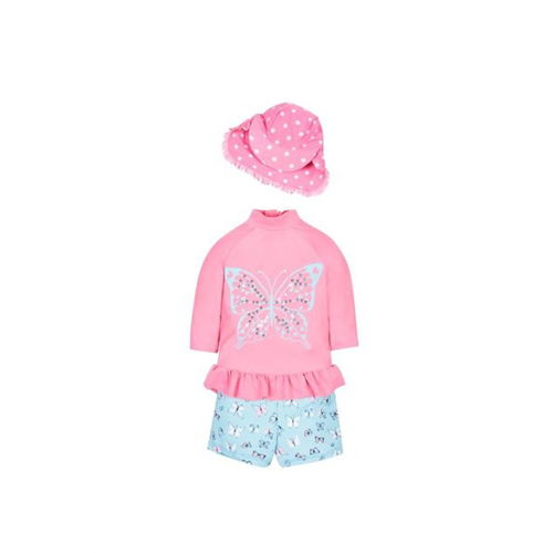 Mothercare Printed Butterfly Sunsafe Set