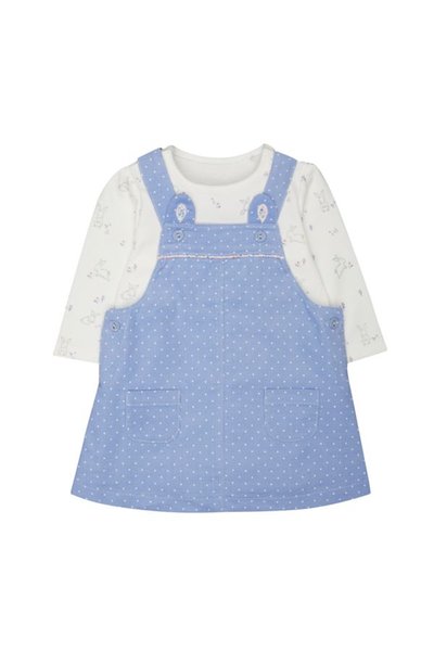 Mothercare Pinny Dress and Bodysuit Set