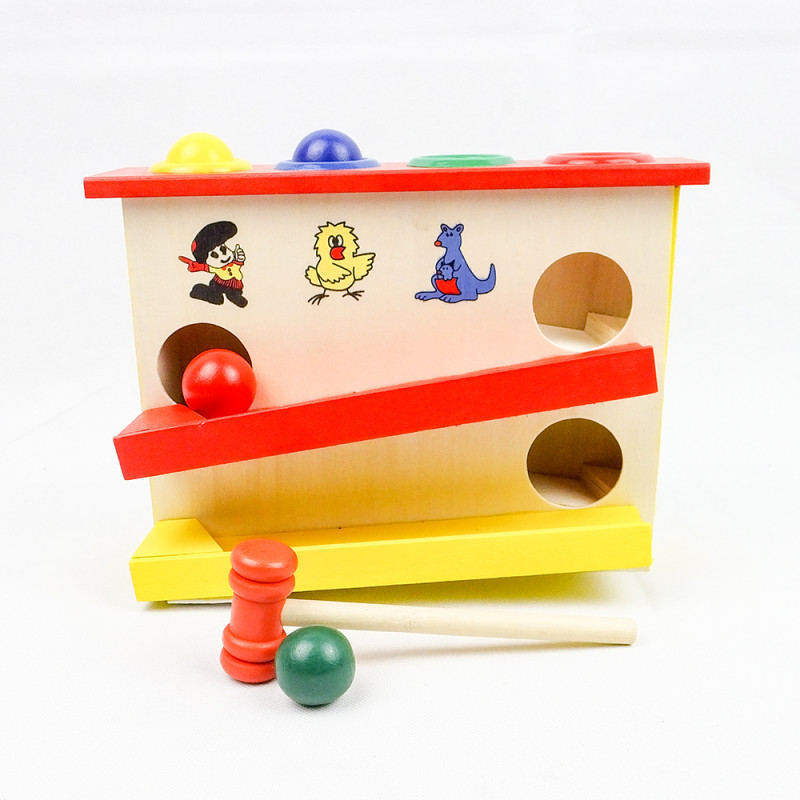 Kids Wooden Percussion Hammer Educational Toys
