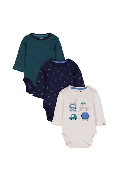 Mothercare Forest Road Trip Bodysuits 3 Pack