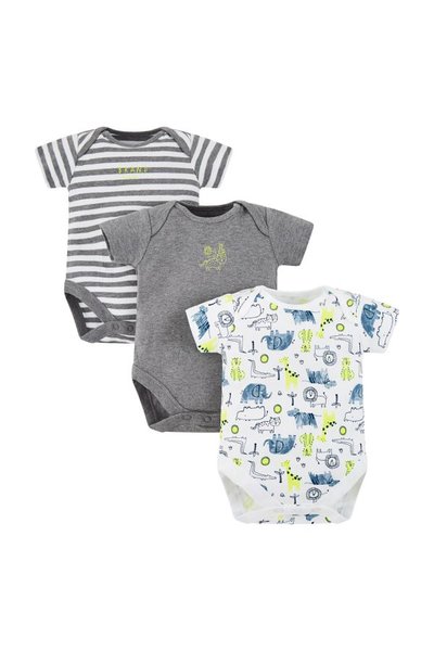 Mothercare Happy Animals Bodysuits 3 Pack