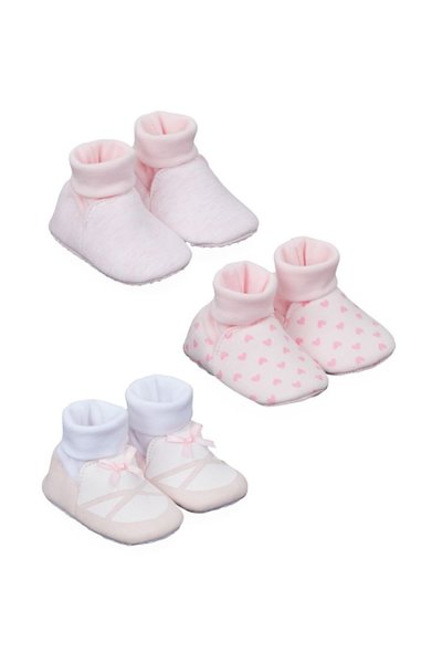 Mothercare My First Pink Socktop Booties