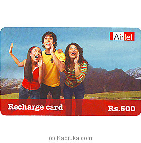 Airtel Recharge Card Rs. 500