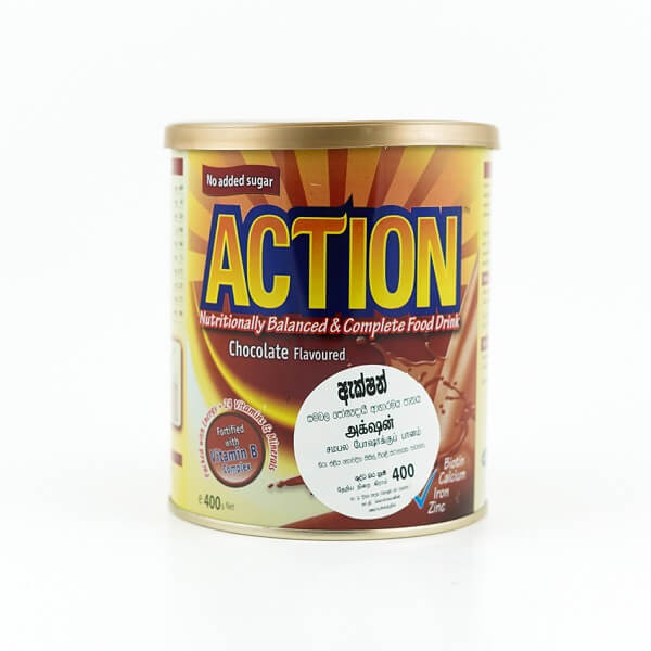 Action Chocolate Flavoured Milk Powder 400g