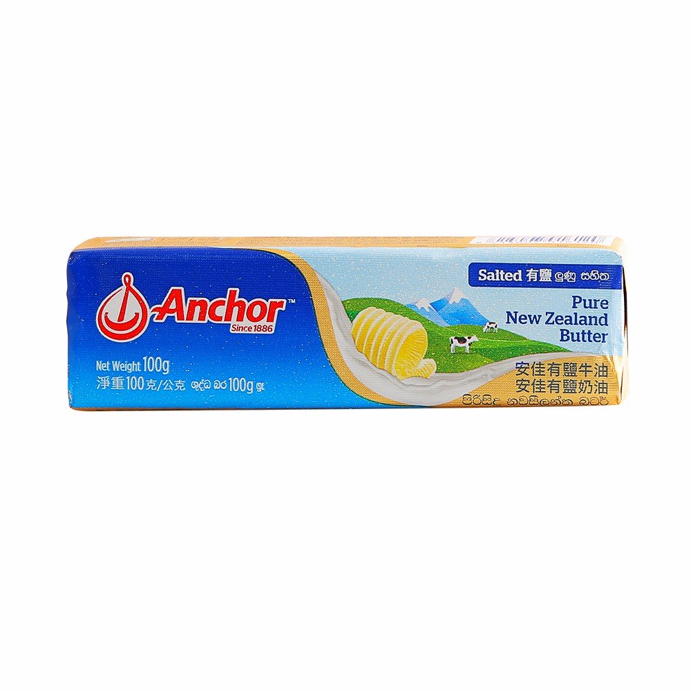 Anchor Salted Pure New Zealand Butter 100g