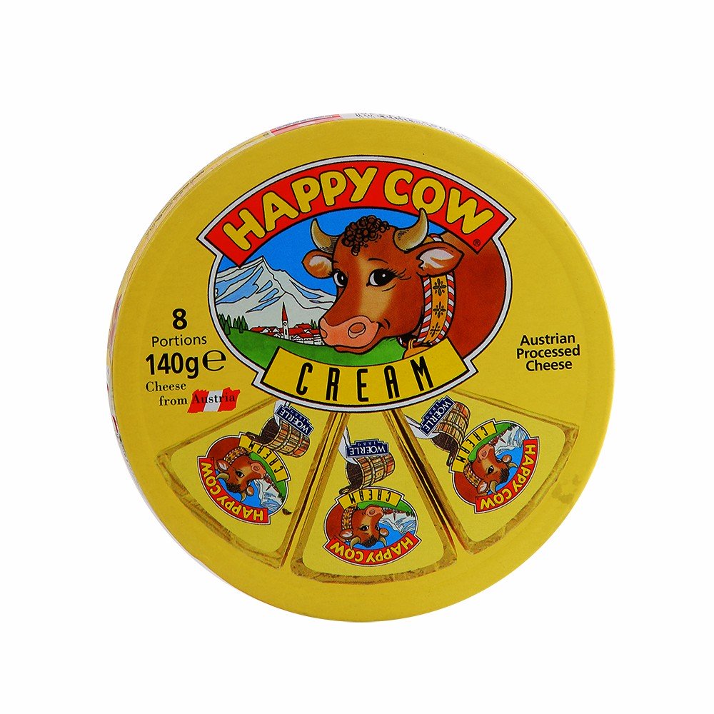 Happy Cow Cream Australian Processed Cheese 140g