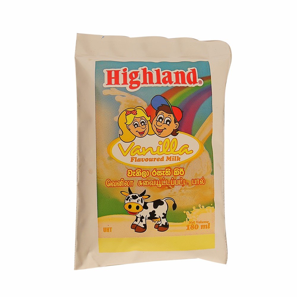 Highland Vanilla Flavoured Milk 180mL