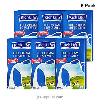 Richlife Full Cream Fresh Milk 1L 6s