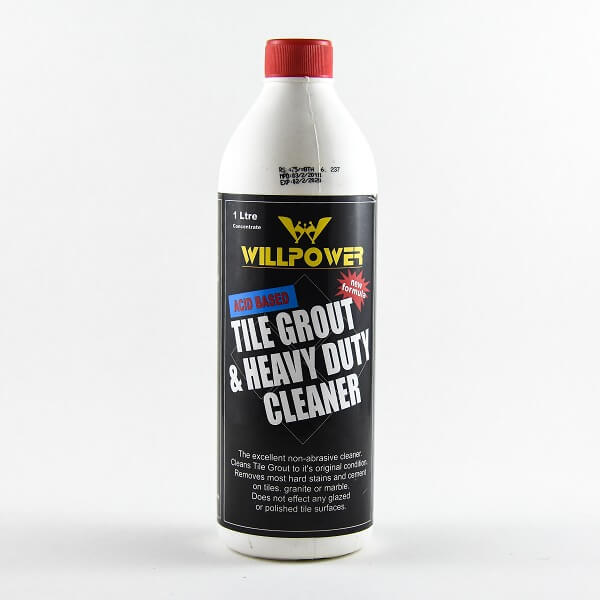 Willpower Tile Grout & Heavy Duty Cleaner 1L