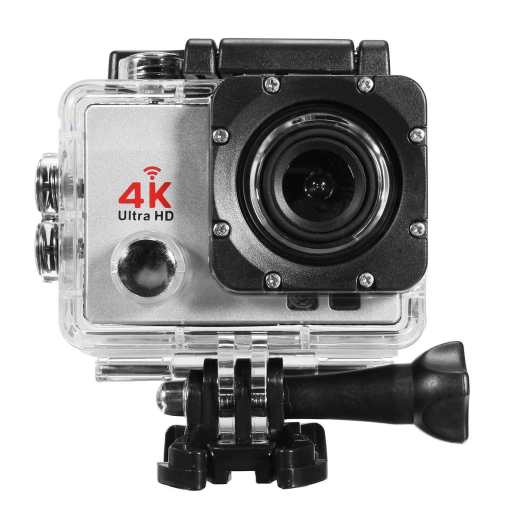 Wifi 1080P 16MP 4K Ultra HD Sports Action Camera DVR DV Cam Camcorder Waterproof Silver