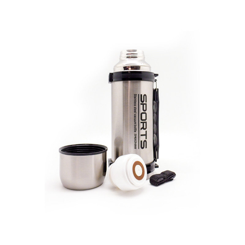 Double Wall Stainless Steel Travel Pot 1200ml