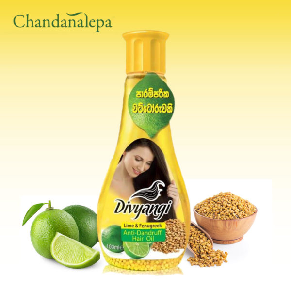 Chanadanalepa Divyangi Hair Oil Lime and Fenugreek Anti Dandruff 100ML