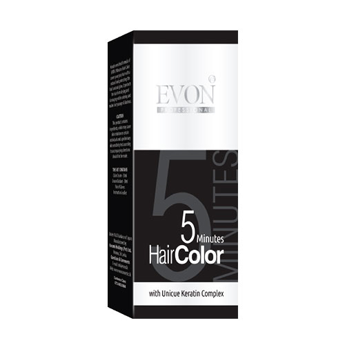 Evon 5 Minutes Hair Colour (Black) - 30 Ml