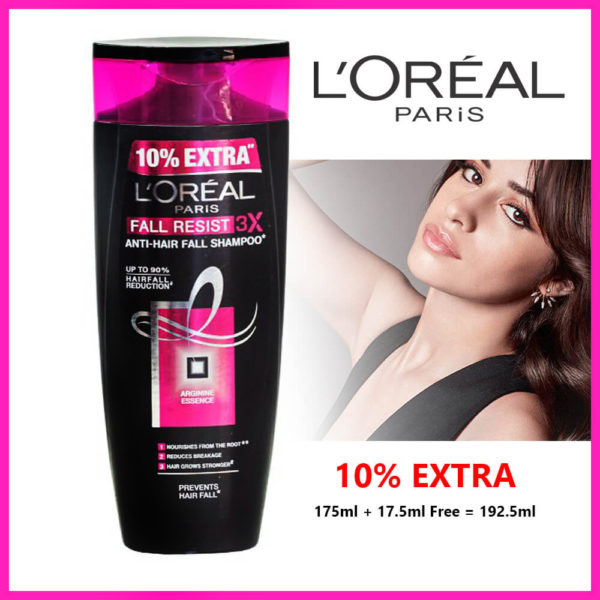 LOral Paris Fall Resist 3X Anti Hair Fall Shampoo 200ml