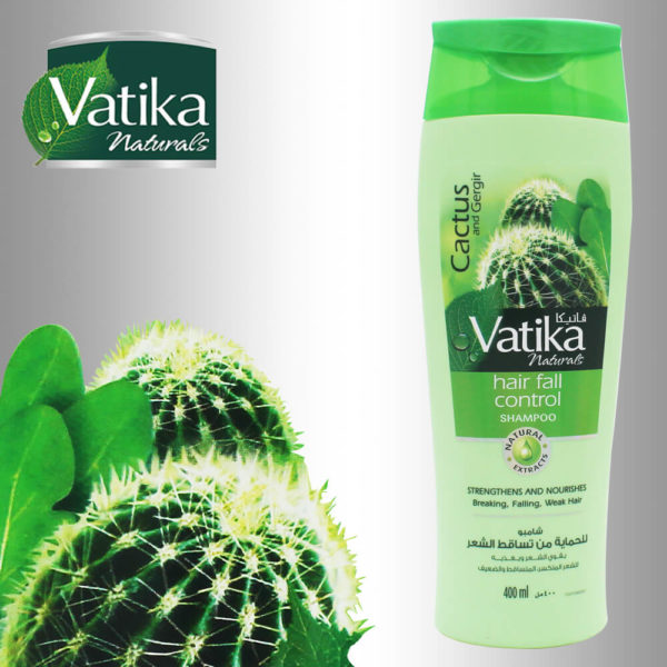 Vatika Naturals Cactus and Gergir Hair Fall Control Shampoo 400ML