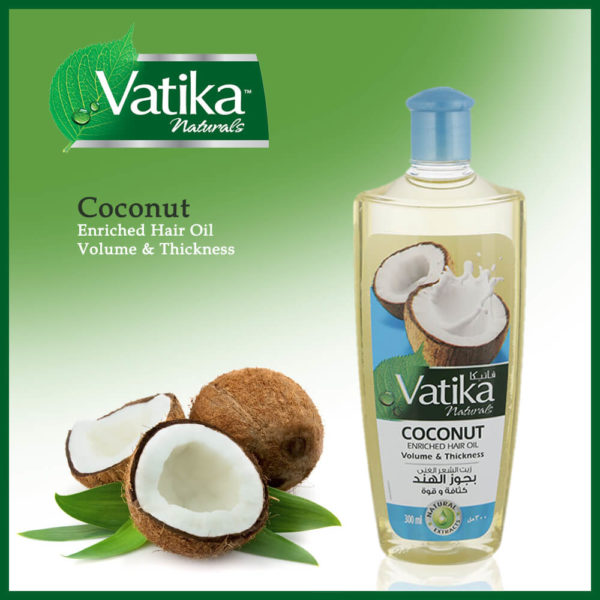 Vatika Naturals Coconut Enriched Volume & Thickness Hair Oil 200ML