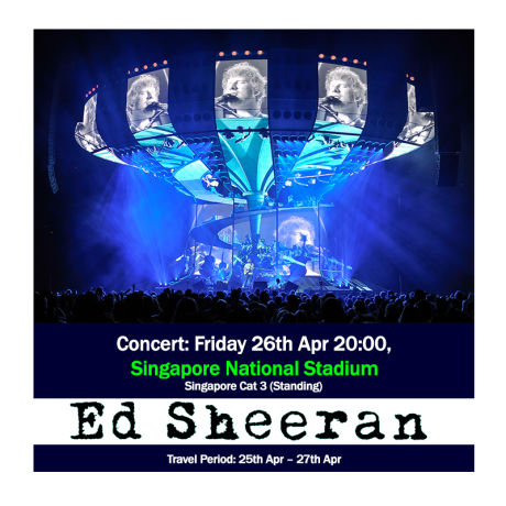 Ed Sheeran 2-Nights 3-Days Singapore