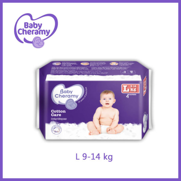 Baby Cheramy Cotton Care L 4PCS