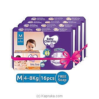 Baby Cheramy Diapers M Pack 16Pcs