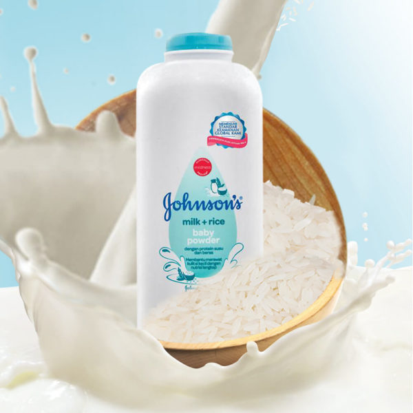 Johnson & Johnson Baby Powder Milk+Rice 500ML