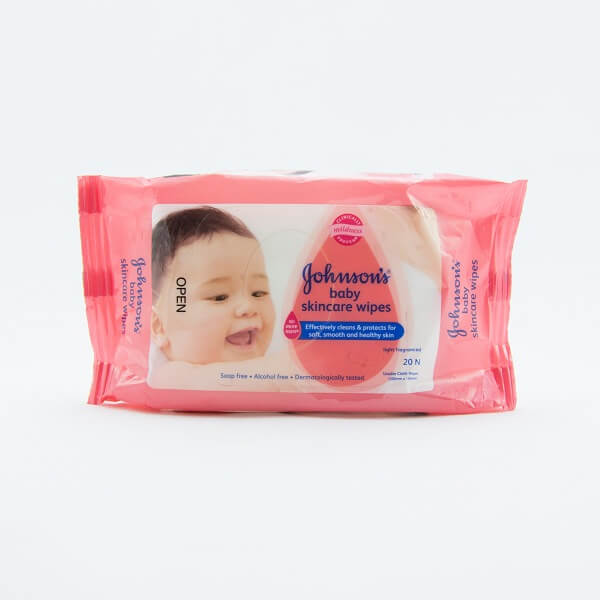 Johnson & Johnson Baby Skincare Wipes 20Pcs