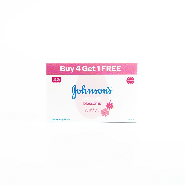Johnson & Johnson Blossoms Soap 75g (4 Bars)