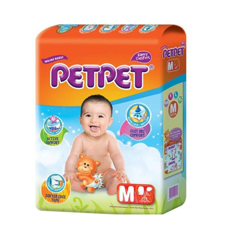 Petpet Baby Diapires M 10Pcs