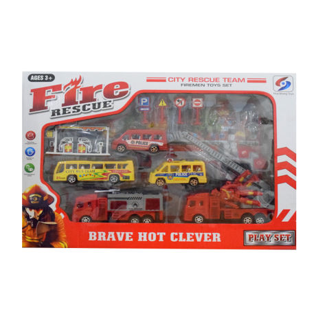 Fire Rescue Toy Play Set (HS9578)