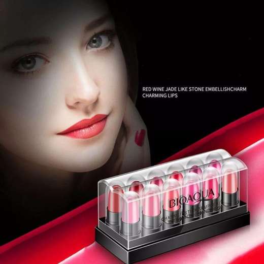 Bioaqua Long Lasting Moisturizing Mini Lipstick Pack - 12 Pcs Set Box