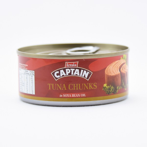 Renuka Captain Tuna Chuncks in Soya Bean Oil 170g