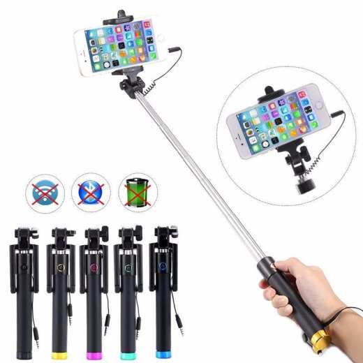 Wired Monopod Selfie Stick