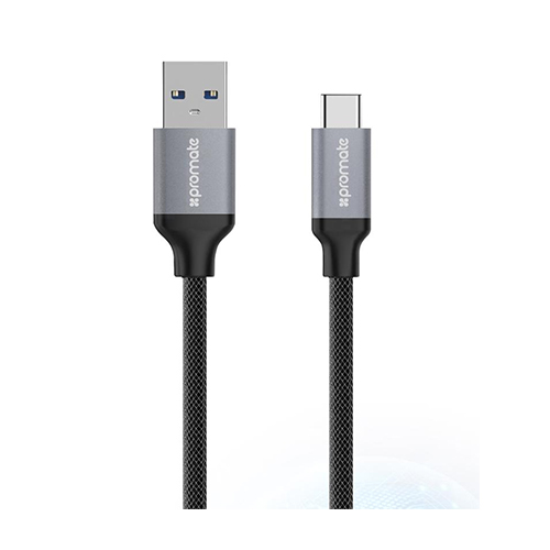 Promate Unilink - Caf USB-A To USB-C Data And Charging Cable